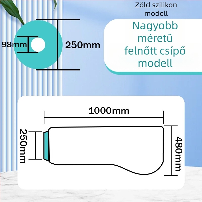 Fürdőhöz használható védő tok karra és lábra — PVC + szilikon gél, 180 g, vízálló védelem