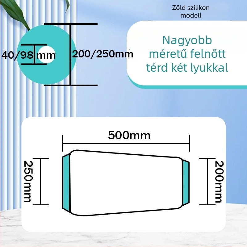 Fürdőhöz használható védő tok karra és lábra — PVC + szilikon gél, 180 g, vízálló védelem