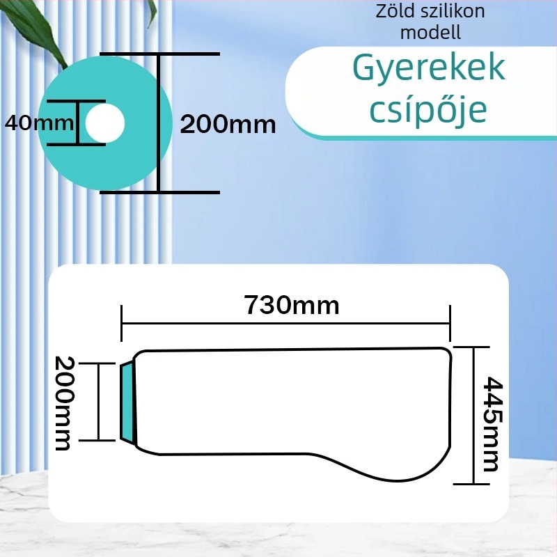 Fürdőhöz használható védő tok karra és lábra — PVC + szilikon gél, 180 g, vízálló védelem