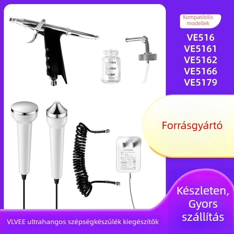 Oxigéninjekciós kozmetikai készülék tartozékok, ABS, Ve516 sorozat, kompatibilis a gazdagéppel, súly 0,35–1 kg
