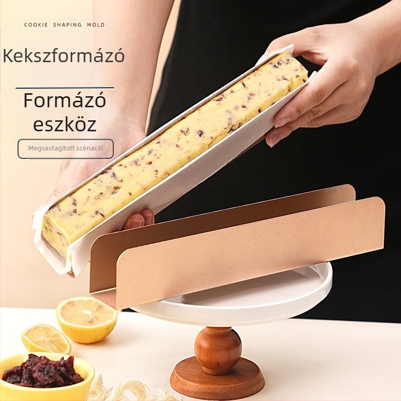Cranberry U-alakú kekszforma, megvastagított, tapadásmentes, szénacél