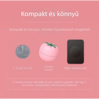 GPS-es nyakörv háziállat számára, 4G, 3 m pontosság, ABS burkolat, 1GB memória