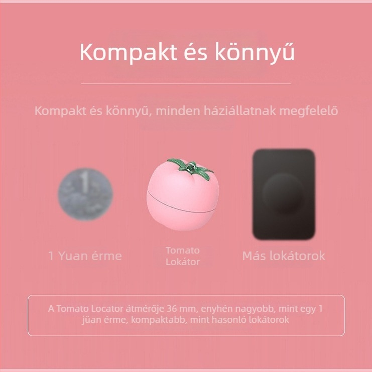 GPS-es nyakörv háziállat számára, 4G, 3 m pontosság, ABS burkolat, 1GB memória