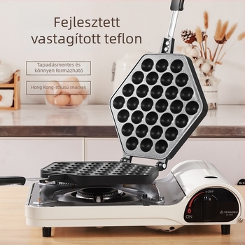 Tojásos gofri sütőforma — Jiayou, gázzal és elektromos fűtés, nyugati stílus