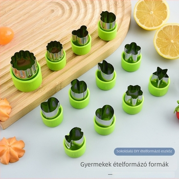 Rozsdamentes acél süti forma domborító készlet, 12 darabos, Winnie the Pooh és barátai sorozat