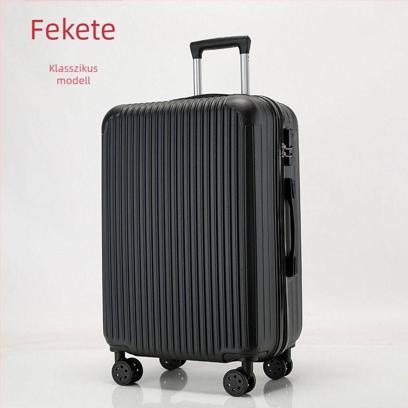 Utazóbőrönd – ABS+PC, 5 kg, Univerzális kerekek, Cipzáras zárás, Jelszavas zár