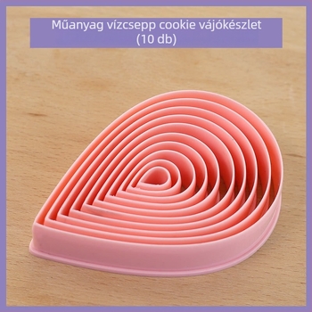 Süteményforma – szabálytalan alak, PP anyag, cukorvirágokhoz (fondant), modern egyszerű stílus