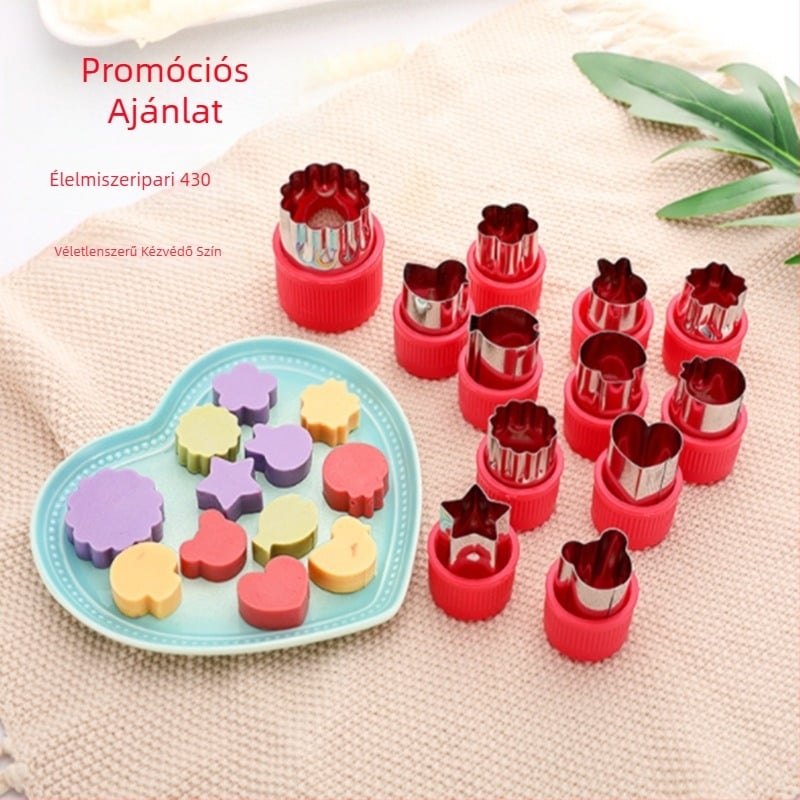 Rozsdamentes acélból készült szív alakú süti forma DIY domborítás és sütéshez