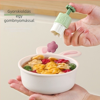 Love Full House – Pillangó alakú wonton forma, embossing, PP anyag, háztartási használat