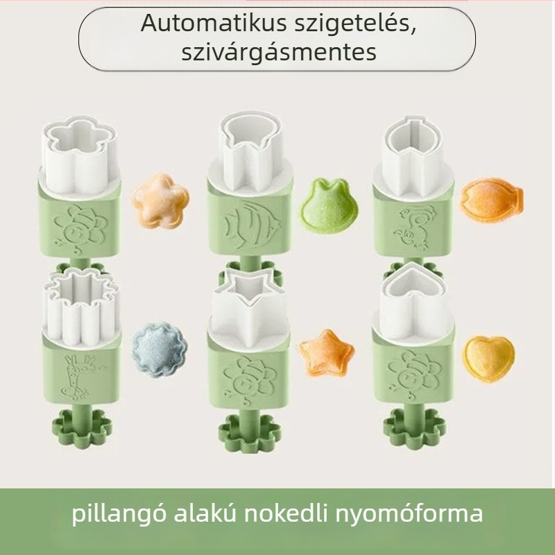 Love Full House – Pillangó alakú wonton forma, embossing, PP anyag, háztartási használat