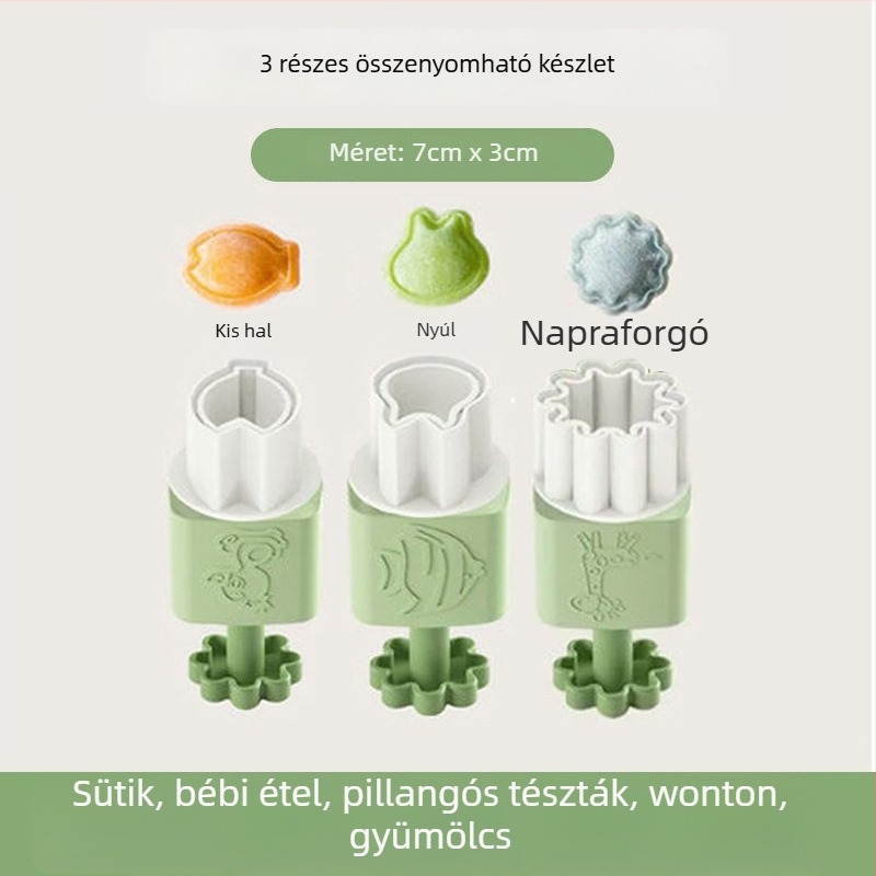 Love Full House – Pillangó alakú wonton forma, embossing, PP anyag, háztartási használat