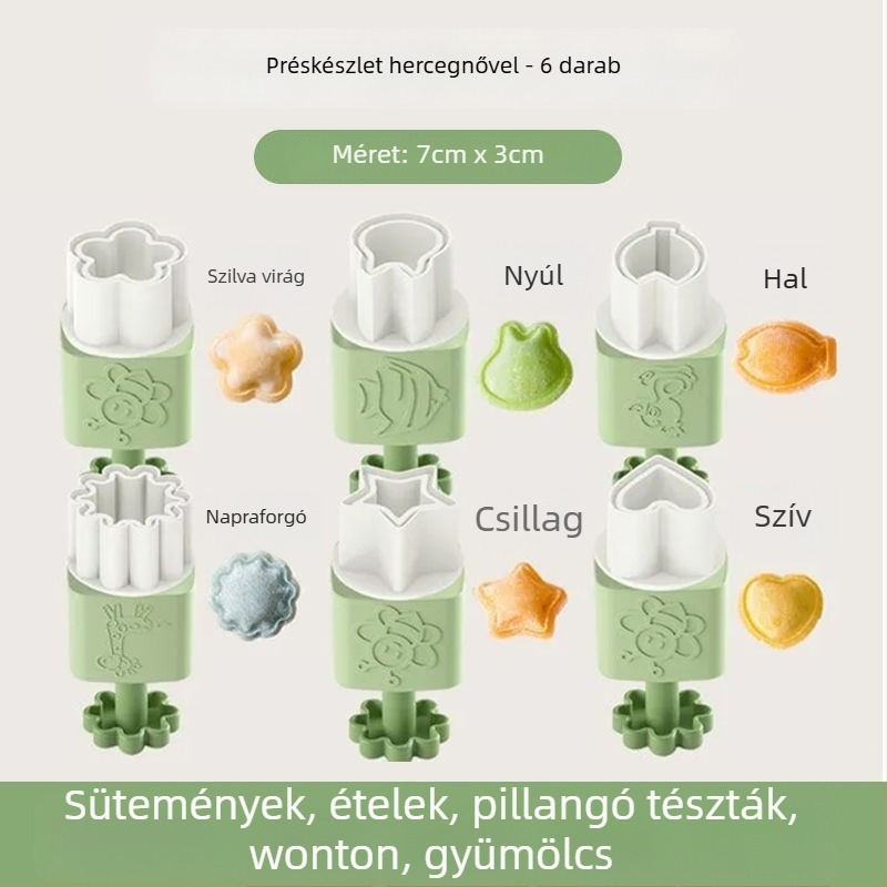 Love Full House – Pillangó alakú wonton forma, embossing, PP anyag, háztartási használat