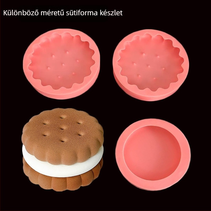 Szilikon kerek tortaforma fondant és csokoládéhoz, állat jacquard mintázattal