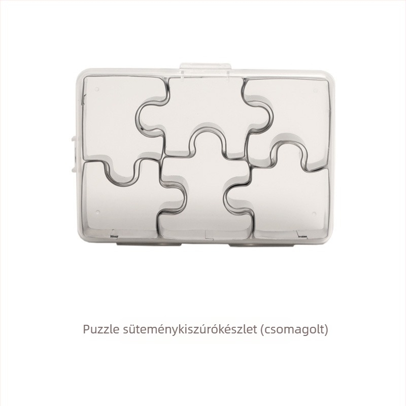 Puzzle alakú süteménykiszúró rozsdamentes acélból – otthoni sütéshez