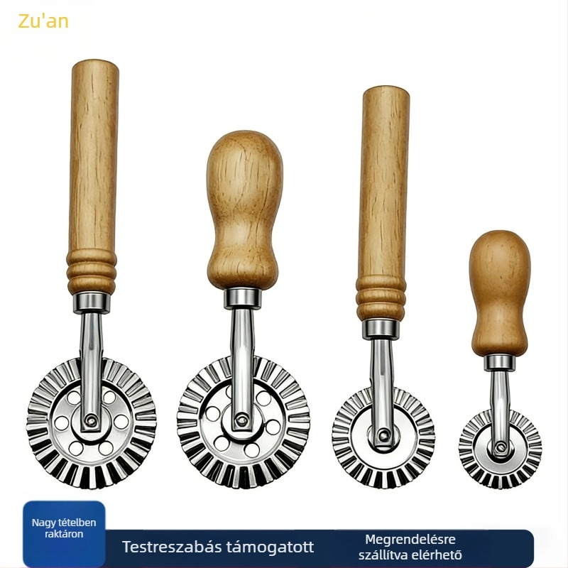 Kör alakú süteményforma cinkötvözetből, görgős pengével, modell Q1234, 2018-ban debütált