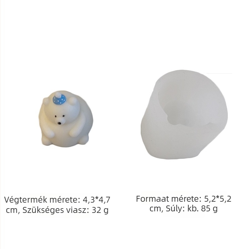 Szilikon süteményforma – szabálytalan alak, modern minimalista stílus, anyag: szilikon