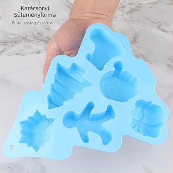 Szilikon téglalap alakú tortaforma – sütőeszköz, modern stílus