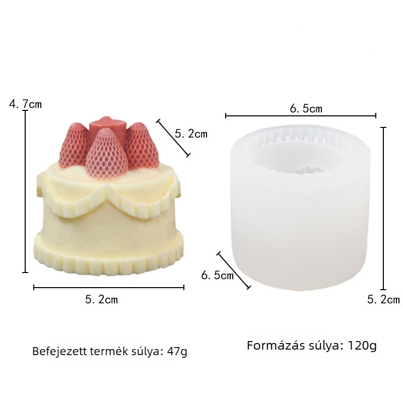 Szilikon süteményforma – szabálytalan alak, sütésre, modern minimalist stílus