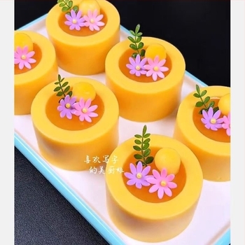 Szilikon desszert forma mousse-hoz, pudinghoz és tortához – kerek forma, élelmiszer-minőségű, DIY