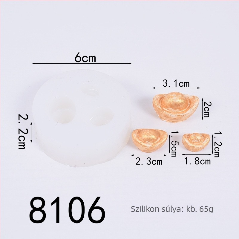 Szilikon tortaforma – téglalap alakú, fondant díszítéséhez, torták dekorálásához, agyag formázásához, csokoládé és sütemény formázásához