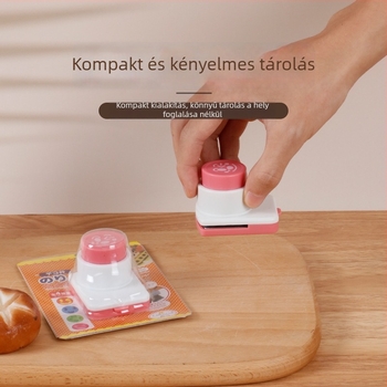 Rizsgolyó nyomóforma tengeri algából készült mosolygós arc dizájnnal — Márka Star couplet — DIY bento eszköz — Szórakoztató stílus