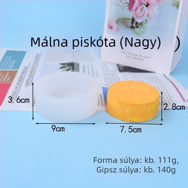 Szilikon kör alakú tortaforma – alkalmas tortákhoz, mousse-hoz, zseléhez és pudingokhoz