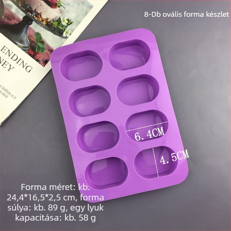 Szilikon forma szappanhoz és desszertekhez, szabálytalan alakú, sütés/ sütemény forma, DIY szappan, puding, mousse, fagylalt, gipsz