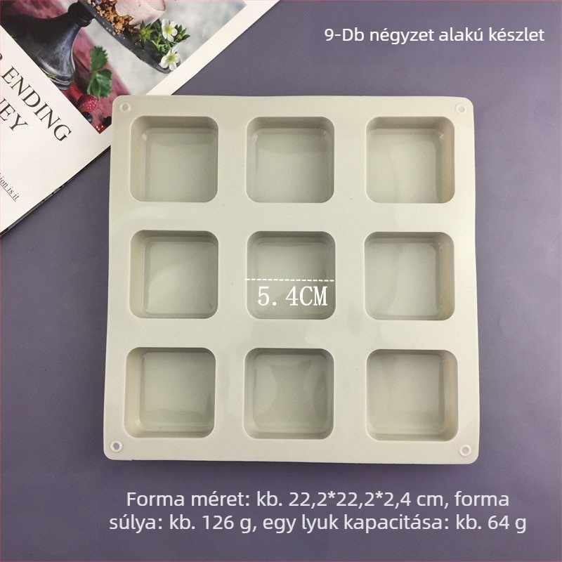 Szilikon forma szappanhoz és desszertekhez, szabálytalan alakú, sütés/ sütemény forma, DIY szappan, puding, mousse, fagylalt, gipsz