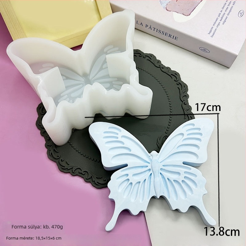 Szilikon pillangó tortaforma mousse, csokoládé, zselé, sajt és fagylalt számára