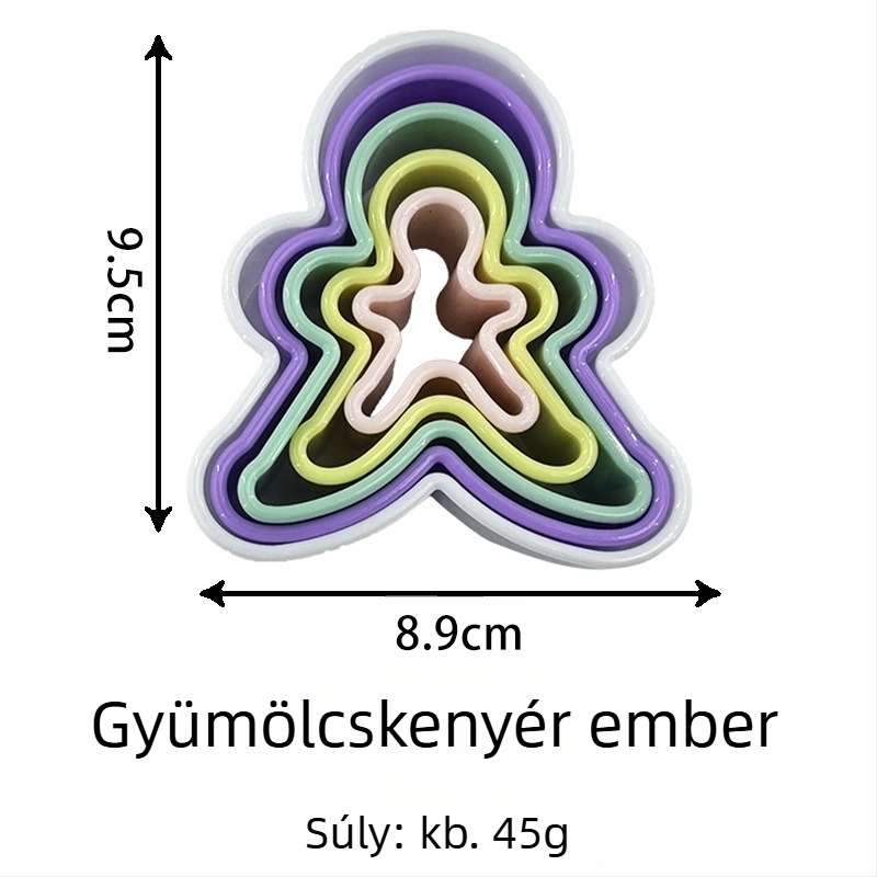 ABS sütőforma szabálytalan formával; PP csomagolás; 2023-ban jelent meg.