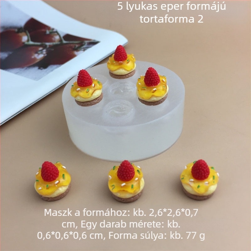 Szilikon torta forma – szabálytalan alakú, DIY fondant és csokoládé dekorációkhoz
