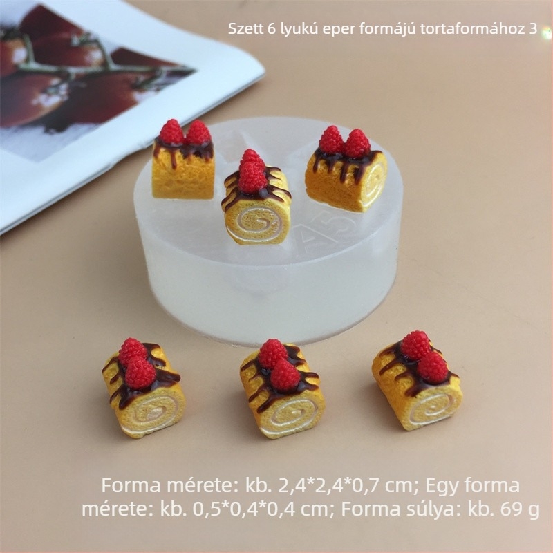 Szilikon torta forma – szabálytalan alakú, DIY fondant és csokoládé dekorációkhoz