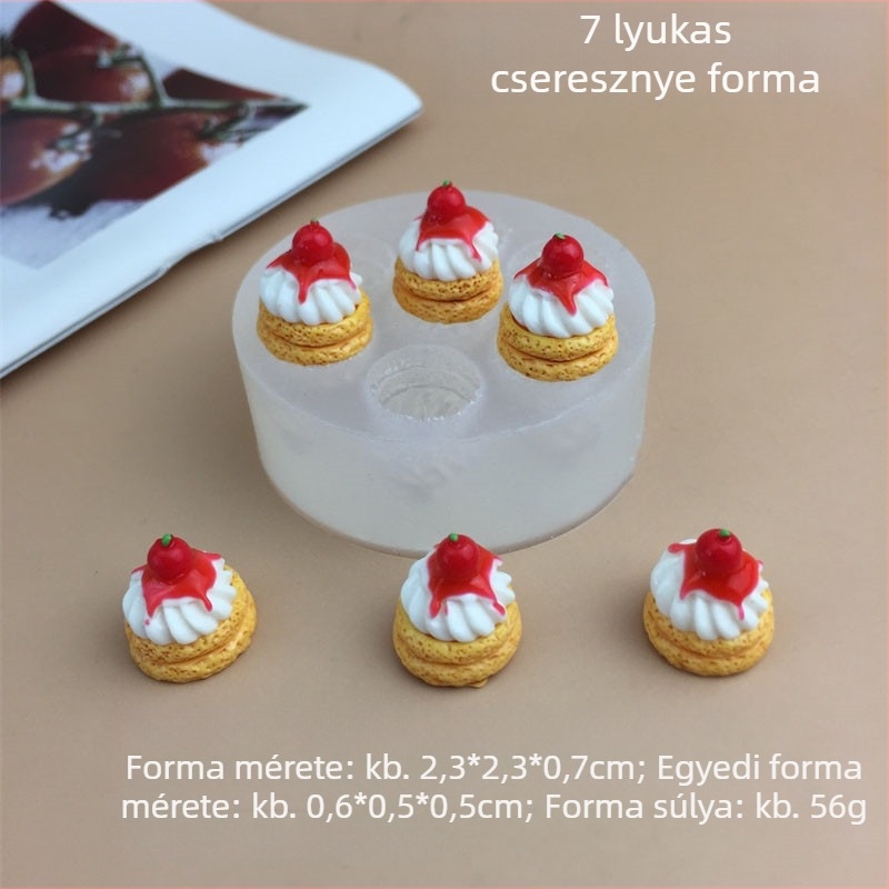 Szilikon torta forma – szabálytalan alakú, DIY fondant és csokoládé dekorációkhoz