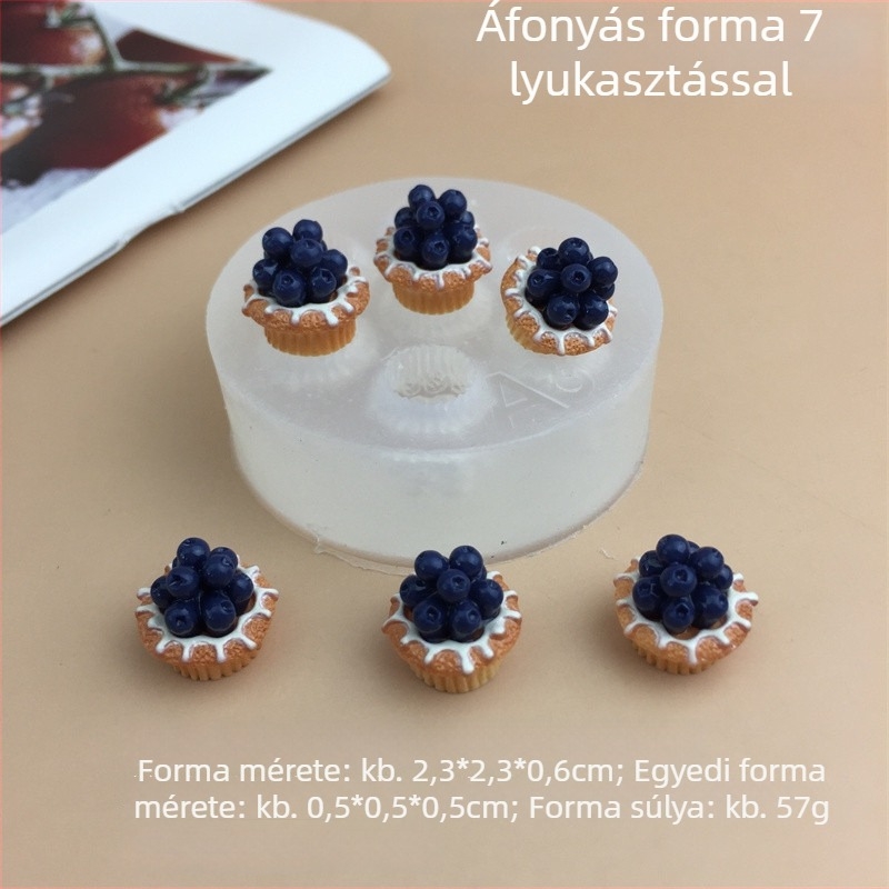 Szilikon torta forma – szabálytalan alakú, DIY fondant és csokoládé dekorációkhoz
