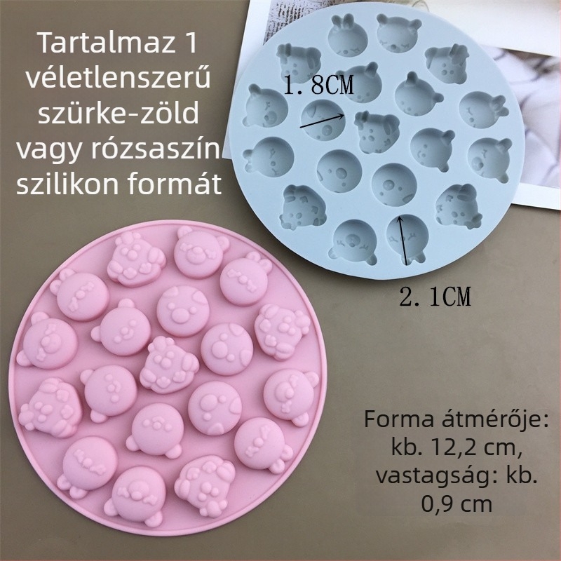 Szilikon sütőforma, kör alakú, sütőforma, egyedi OPP csomagolás, 2023-as megjelenés.