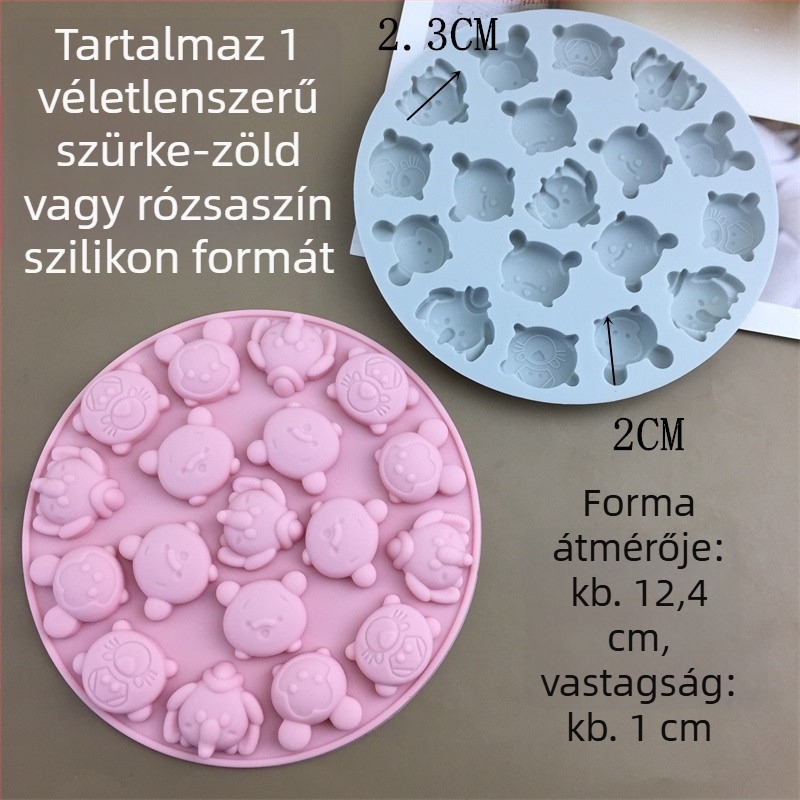 Szilikon sütőforma, kör alakú, sütőforma, egyedi OPP csomagolás, 2023-as megjelenés.