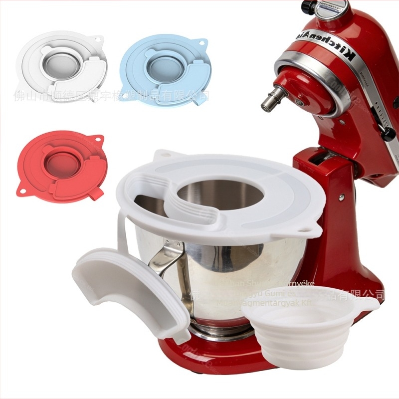 Szilikon keverőtálfedél KitchenAid álló mixerhez – légmentesen záró, szivárgásmentes, ellenálló a hőnek, csöpögés elleni védelem