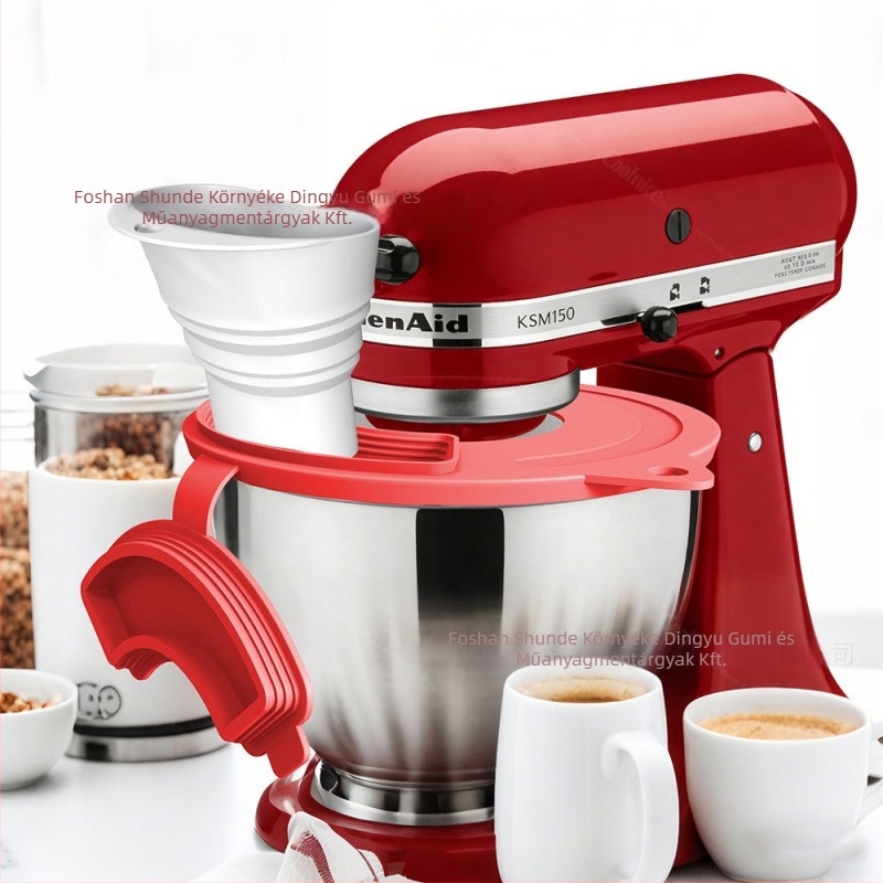 Szilikon keverőtálfedél KitchenAid álló mixerhez – légmentesen záró, szivárgásmentes, ellenálló a hőnek, csöpögés elleni védelem