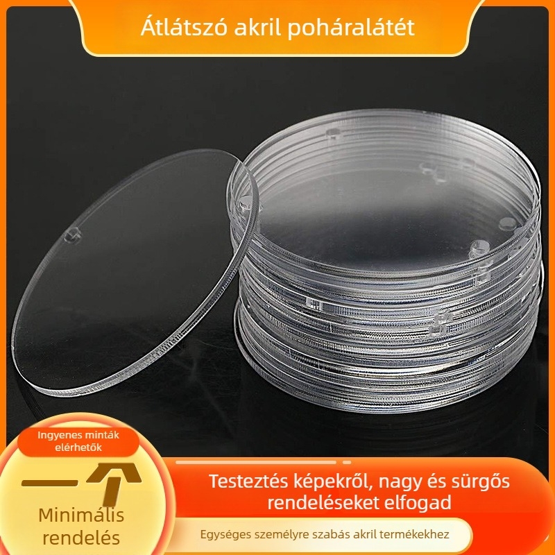 Akril kör alap DIY figurákhoz — modern minimalista stílus