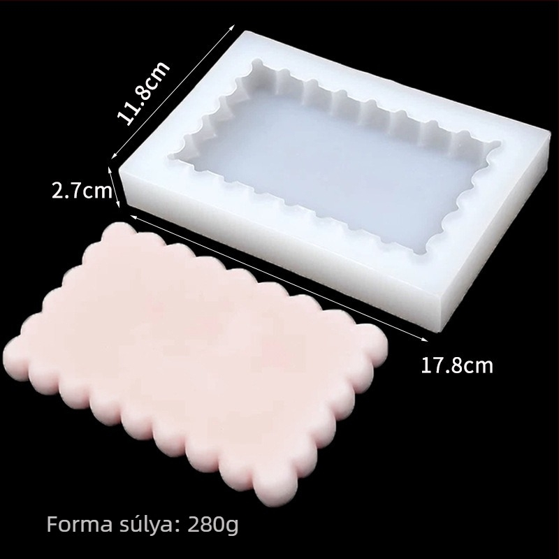 Szilikon mousse tort forma, kör alakú, sütőforma
