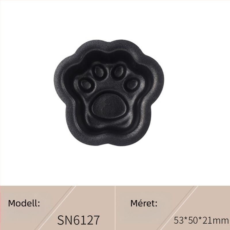 Nem tapadó nagy dob formája kenyérhez, mousse gyűrű szilvaminta virággal, hatszögletű torta forma, banános nassoló sütemény forma, alapforma otthoni és professzionális használatra