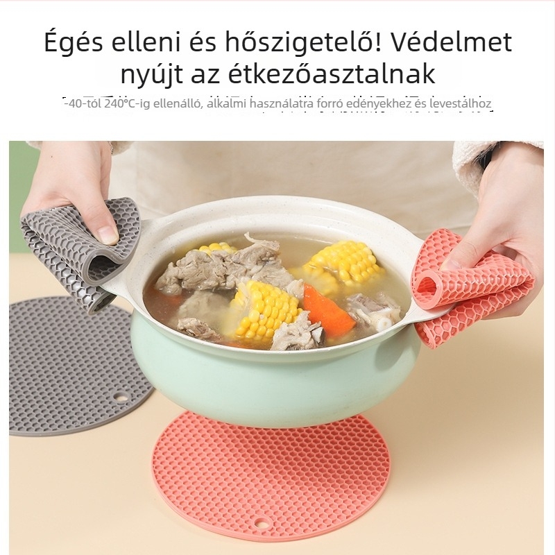 Háztartási szilikon szigetelő alátét – szigetelt, testreszabás nem lehetséges, logó nem elérhető