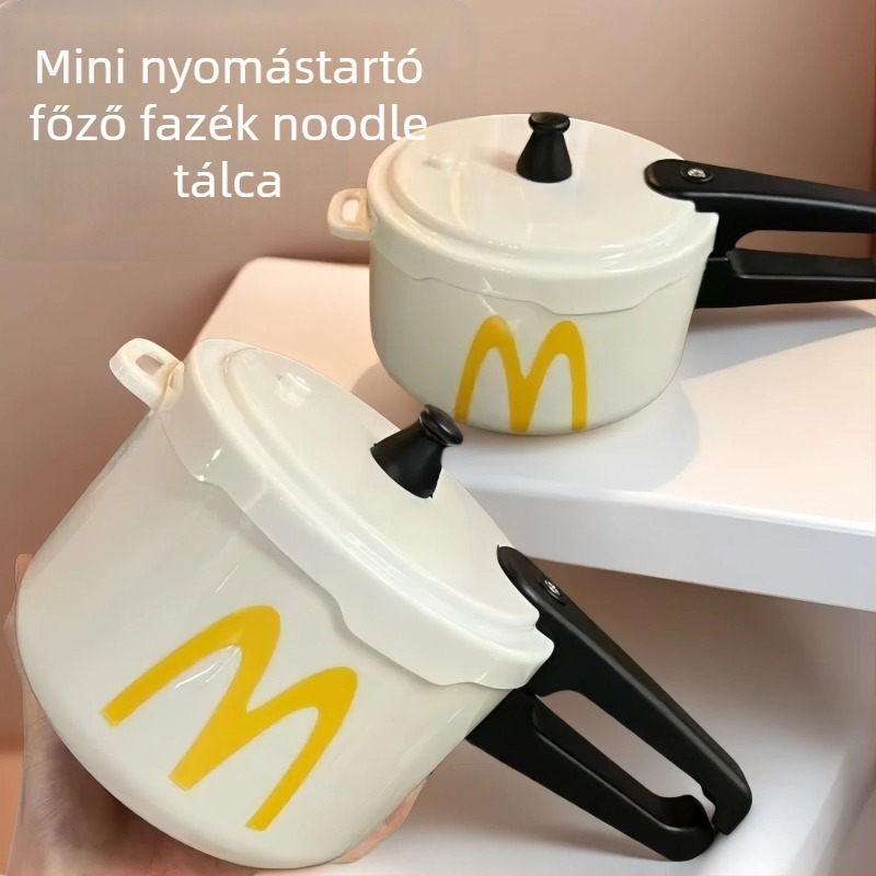 Jane márkájú tál búzaszalmából, kör alakú, modern egyszerű stílus, fedéllel
