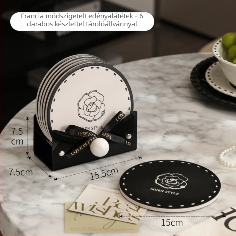 Full atmosphere Kerámia pohár- és edényalátét – Vasötvözet, Csúszásmentes, Égés elleni védelem