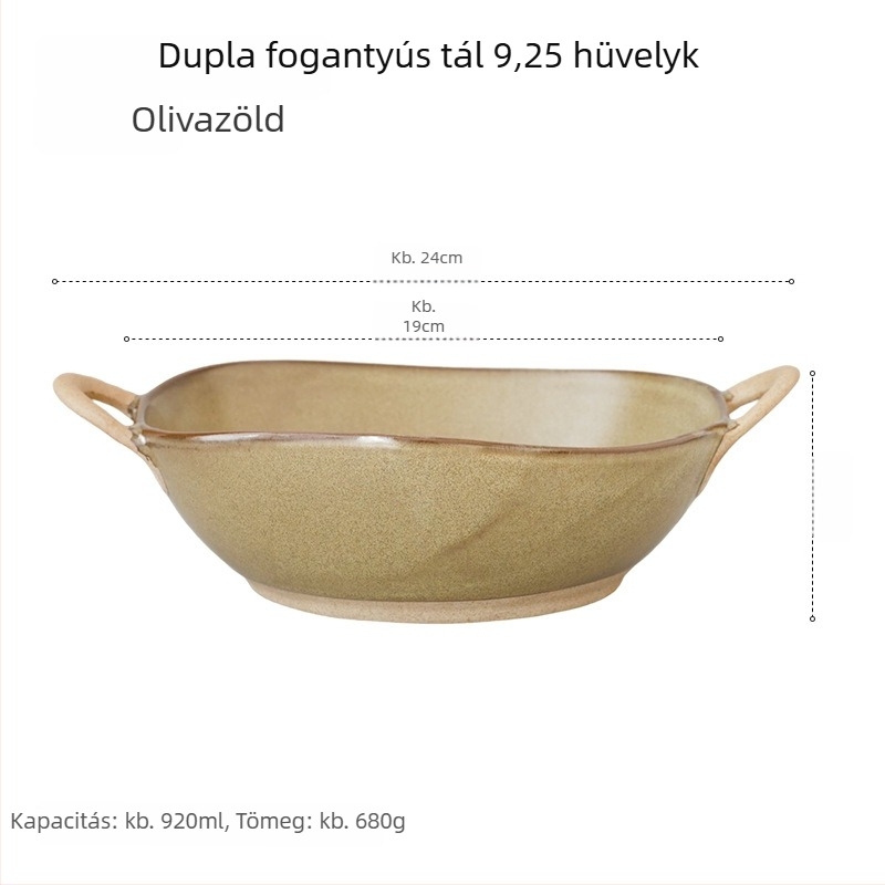 Porcelán ramen tál japán stílusban, szabálytalan alak, aláglazúros felület, mikrohullámú sütőhöz alkalmas