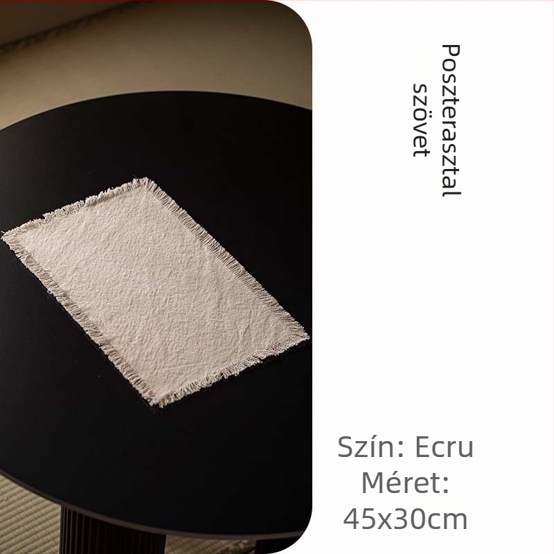 Pagoda teás alátét, textil anyagból, modern minimalist stílus, 2025-ös bevezetés