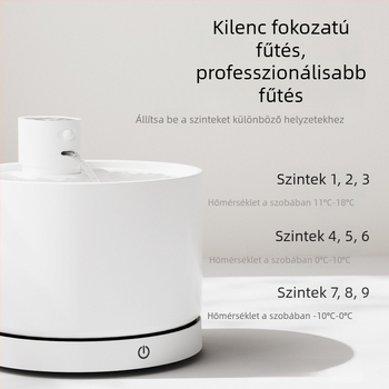 Kerámiás háziállat vízadagoló téli állandó hőmérsékletű fűtés és keringő szűrővel; alkalmas macskáknak és kutyáknak. Modell LE-CF-01