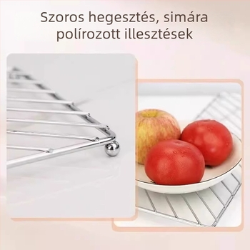 Rozsdamentes acélból készült hőszigetelő alátét otthoni konyhához, alkalmas munkalapokra és étkezőasztalokra; fazekak és edények alátétek kovácsoltvas stílusú dizájnnal, égésvédő, hőálló