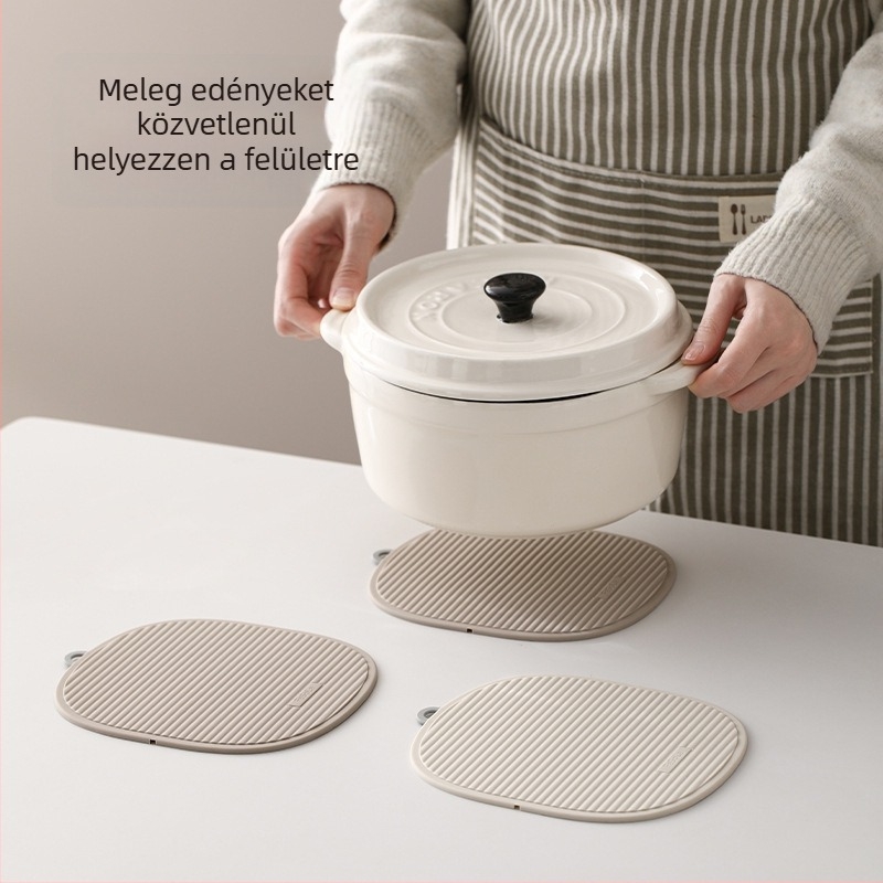 FaSoLa szilikon asztali placemat – hőszigetelés, égésvédő, csúszásmentes, szabálytalan alakú