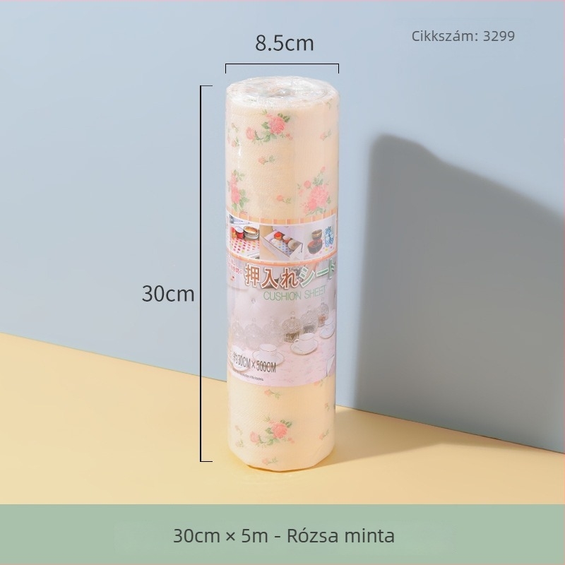 Japán stílusú fiók liner – négyzetes, virágos mintázatú, nedvesség-, olaj- és vízálló, anyag: EPE+PP, konyha- és ruhásszekrényhez, cipősszekrényhez